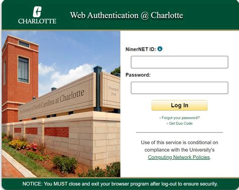 myuncc|uncc my portal.